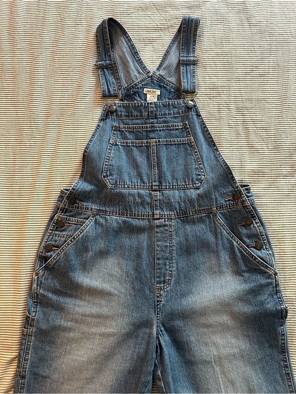 Cherokee Vintage Denim Overalls - Blue